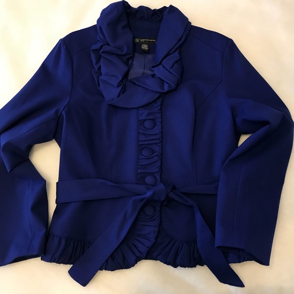 INC International Concepts Jackets & Blazers - INC - blue jacket, petite large